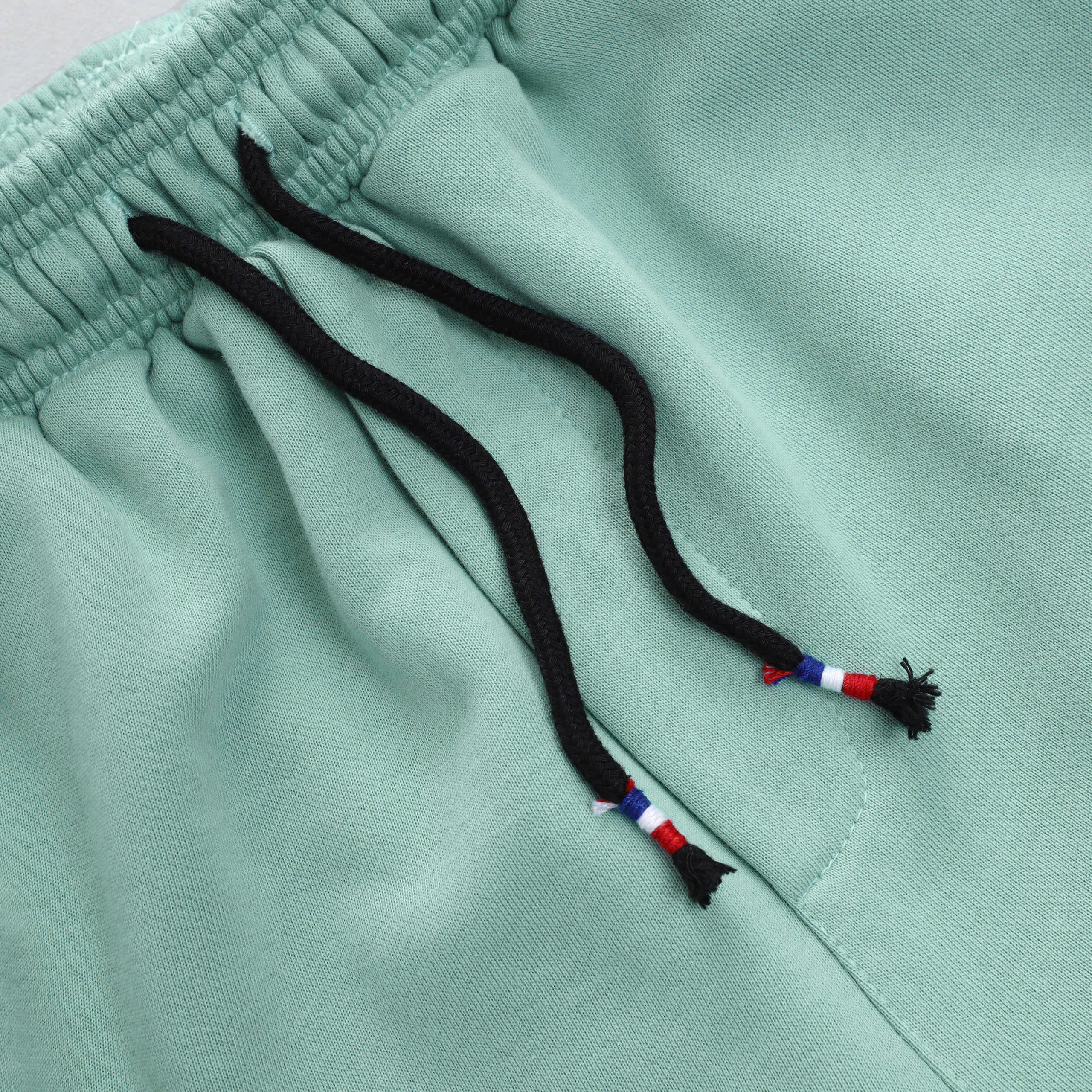 Letter Printed Fleece Sports Shorts