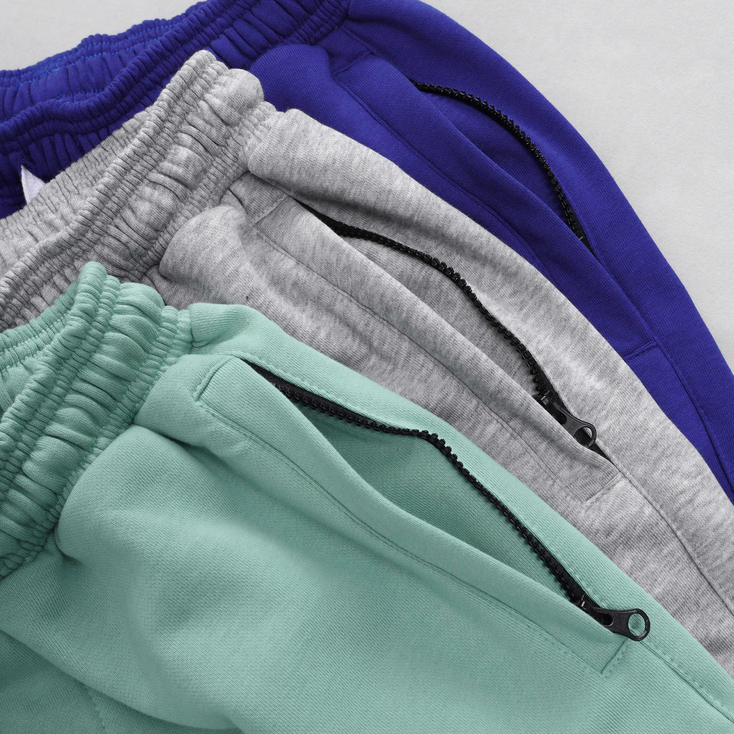 Letter Printed Fleece Sports Shorts