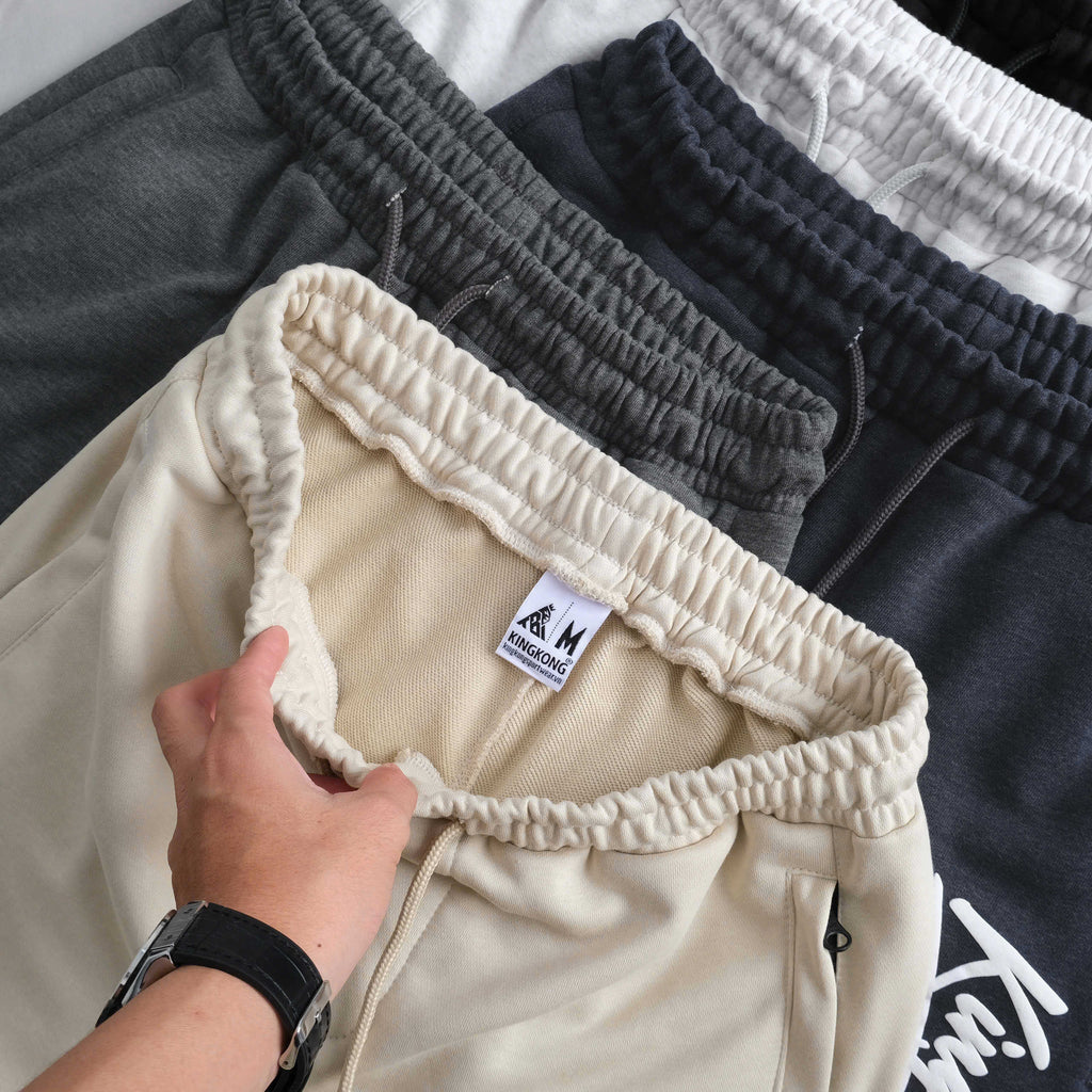 Zip Ruffled Fleece Shorts