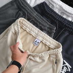 Zip Ruffled Fleece Shorts