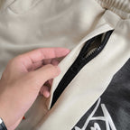 Zip Ruffled Fleece Shorts