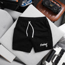 Unisex Oversized Basic Ribbed Shorts