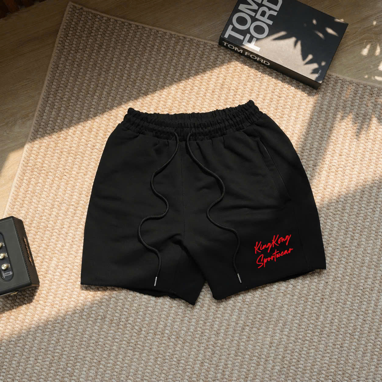 KingKong Fleece Shorts Featuring Zipper Pockets